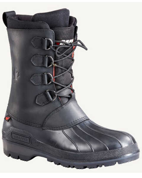 Baffin Men's Cambrian Insulated Waterproof Boots - Round Toe , Black, hi-res