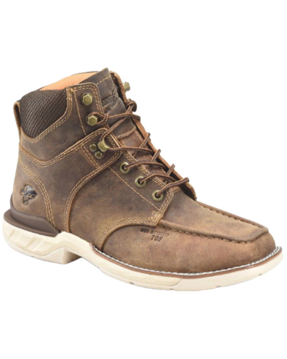Image #1 - Phantom Rider Men's Brunel Lacer Work Boots - Composite Toe, Brown, hi-res