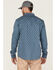 Image #4 - Cody James Men's FR Foulard Print Long Sleeve Pearl Snap Work Shirt , Medium Blue, hi-res