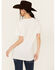 Image #4 - Wrangler Women's George Strait Floral Short Sleeve Graphic Tee, White, hi-res
