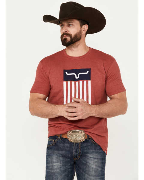 Kimes Ranch Men's Cody Short Sleeve Graphic T-Shirt, Red, hi-res