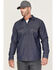 Image #1 - Cody James Men's FR Denim Mount Vernon Long Sleeve Snap Work Shirt , Indigo, hi-res