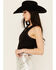 Image #2 - Miss Me Women's Rhinestone Tank Top, Black, hi-res