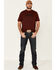 Image #2 - Levi's Men's Crimson Batwing Logo Graphic T-Shirt, Dark Red, hi-res