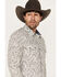 Image #2 - Moonshine Spirit Men's Goleta Paisley Print Long Sleeve Snap Western Shirt, Ivory, hi-res