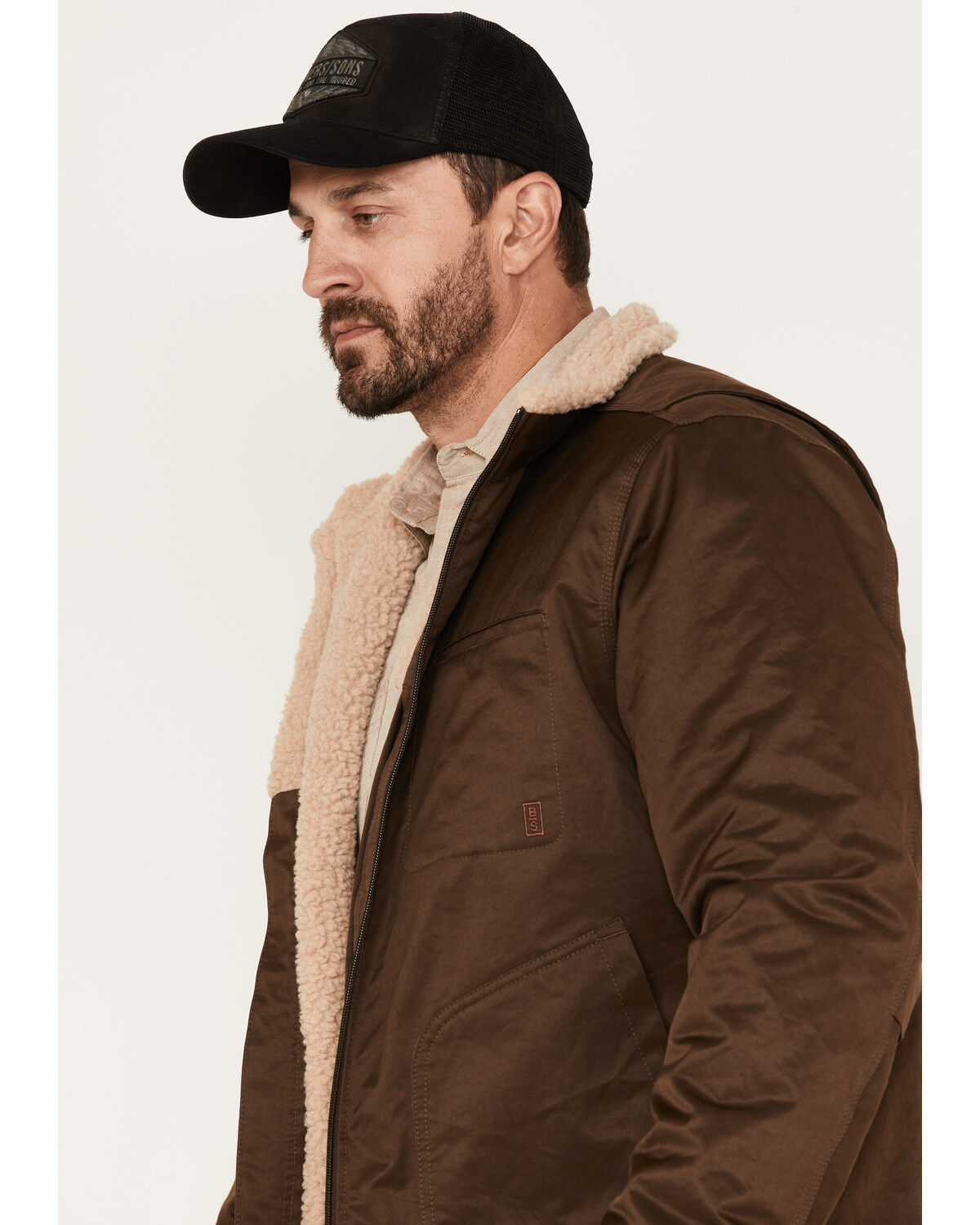 Image #2 - Brothers and Sons Men's Concealed Carry Sherpa Lined Jacket, , hi-res