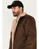 Image #2 - Brothers and Sons Men's Concealed Carry Sherpa Lined Jacket, Brown, hi-res