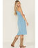 Image #4 - Idyllwind Women's Wild Love Ribbed Midi Dress, Light Blue, hi-res