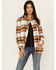 Image #1 - Idyllwind Women's Caroline Featherlight Plaid Print Pearl Snap Shirt, Medium Brown, hi-res