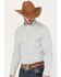 Image #2 - Cody James Men's Hoof Plaid Print Long Sleeve Button-Down Western Shirt, Sage, hi-res