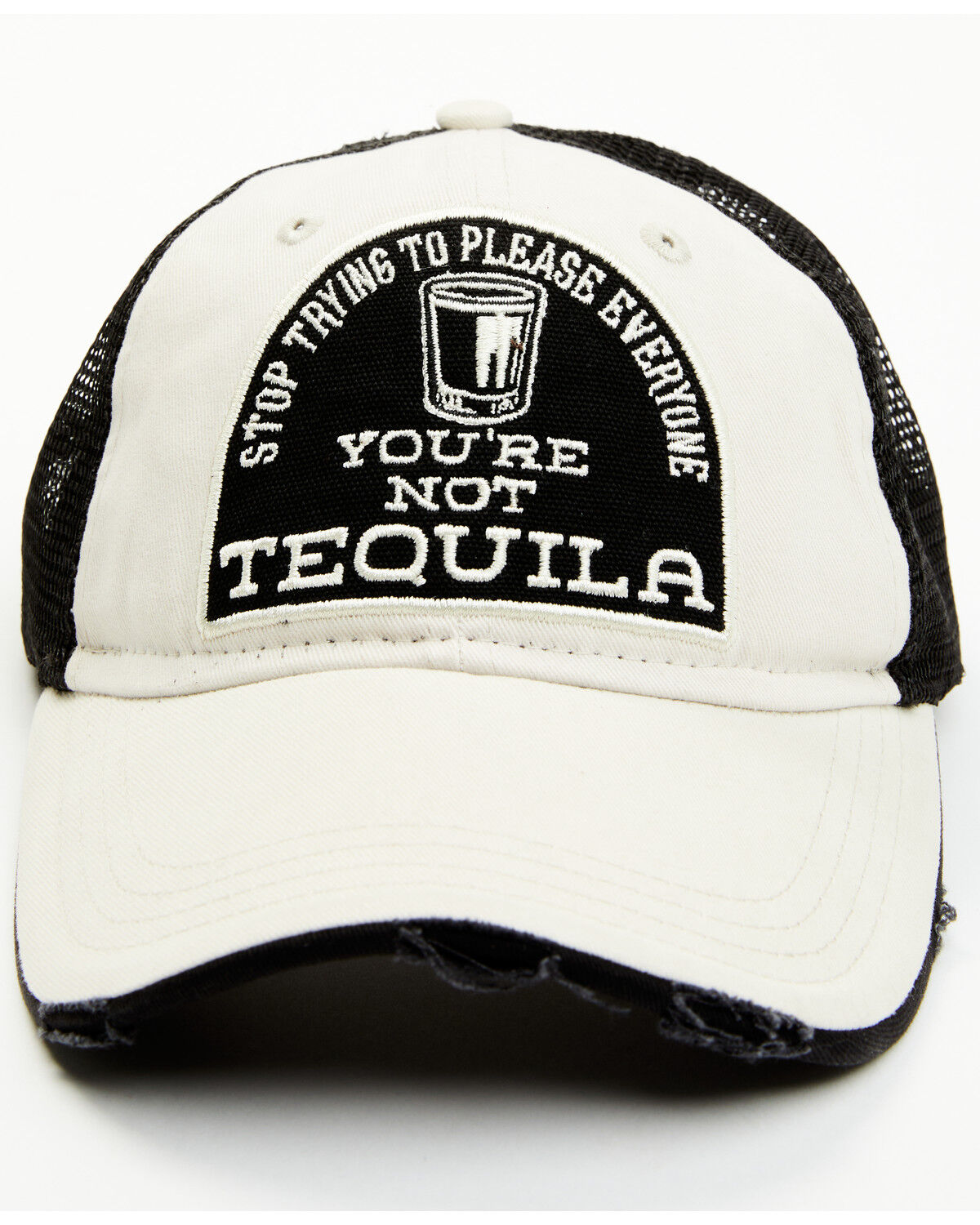 Image #1 - Idyllwind Women's You're Not Tequila Mesh-Back Baseball Cap, White, hi-res