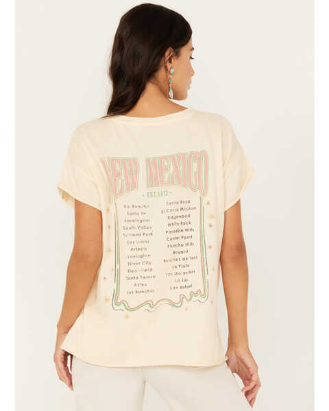 Image #4 - Cleo + Wolf Women's New Mexico Short Sleeve Graphic Tee, Sand, hi-res