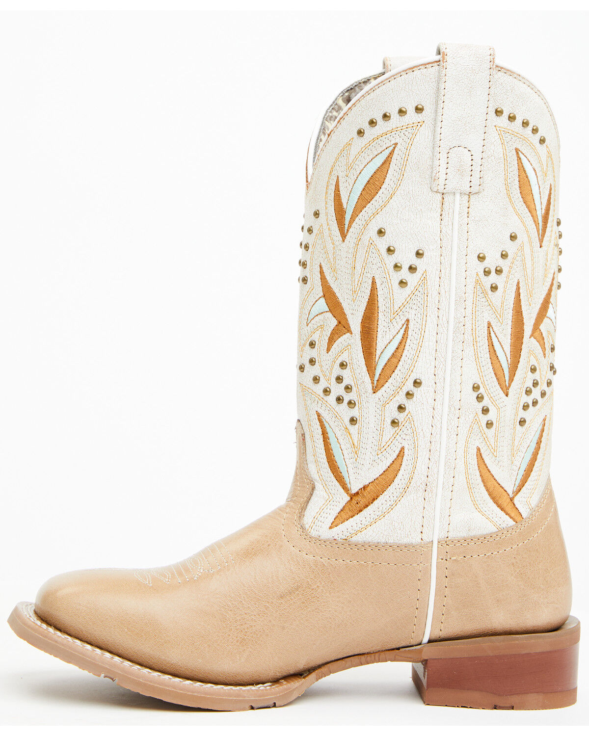 Image #3 - Laredo Women's Lydia Western Boots - Broad Square Toe, Sand, hi-res