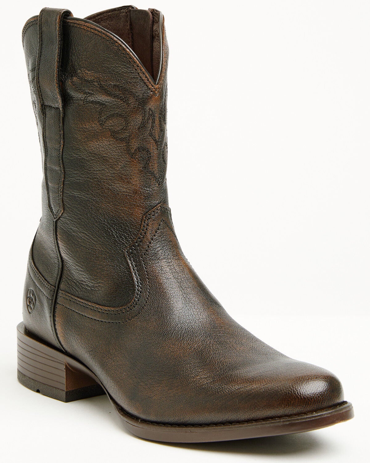 Ariat Men's Sonoro Western Boots - Round Toe, Chocolate, hi-res
