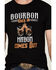 Image #3 - Cody James Men's Bourbon Wisdom Short Sleeve Graphic T-Shirt, Black, hi-res