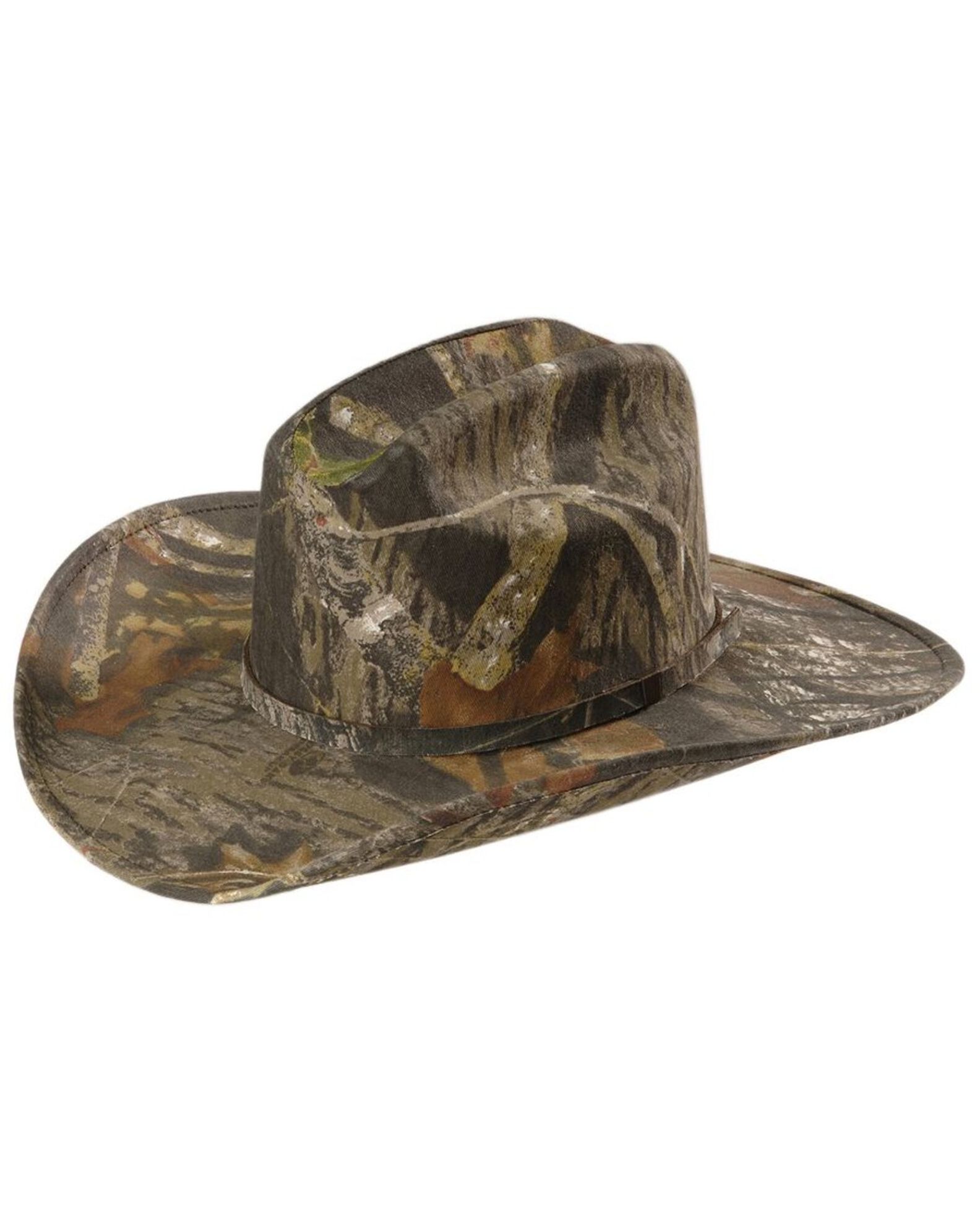 Image #1 - Twister Camo Canvas Cowboy Hat, , hi-res