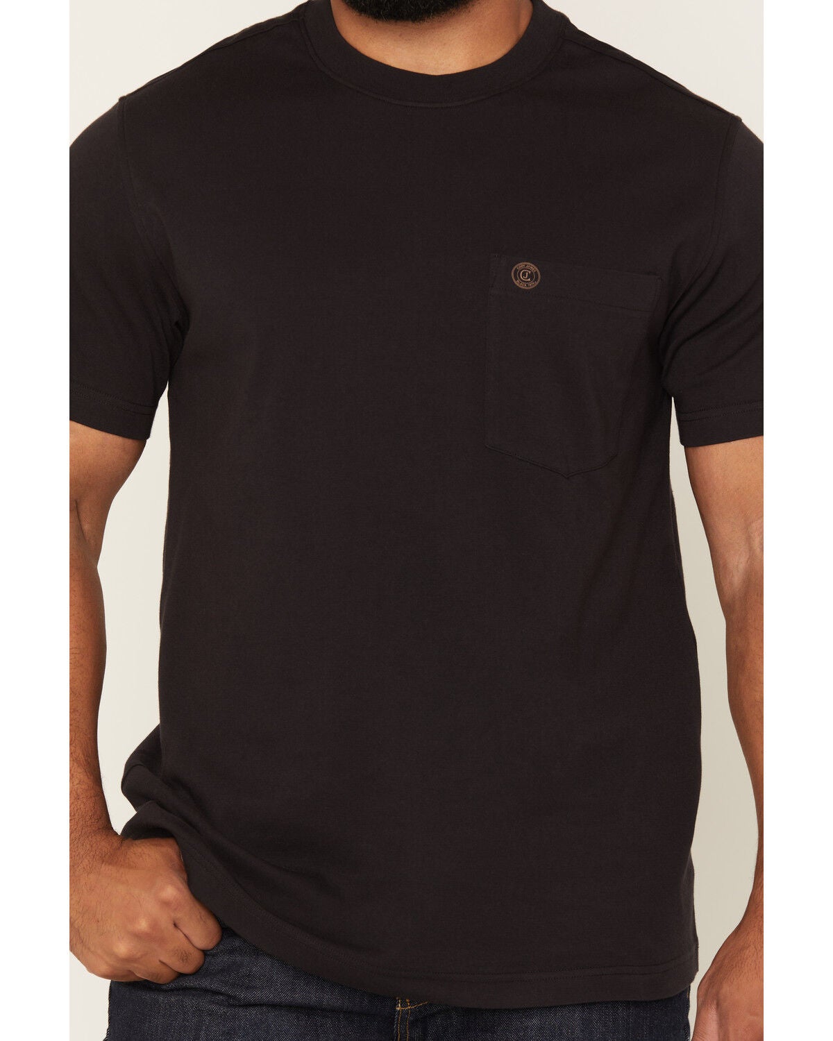 Image #3 - Cody James Men's Summit Solid Pocket Short Sleeve T-Shirt, Black, hi-res