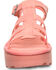 Image #4 - Bearpaw Women's High Seas Platform Sandals, Coral, hi-res