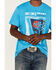 Image #3 - Cinch Men's Lead This Life Desert Night Graphic Short Sleeve T-Shirt , Blue, hi-res