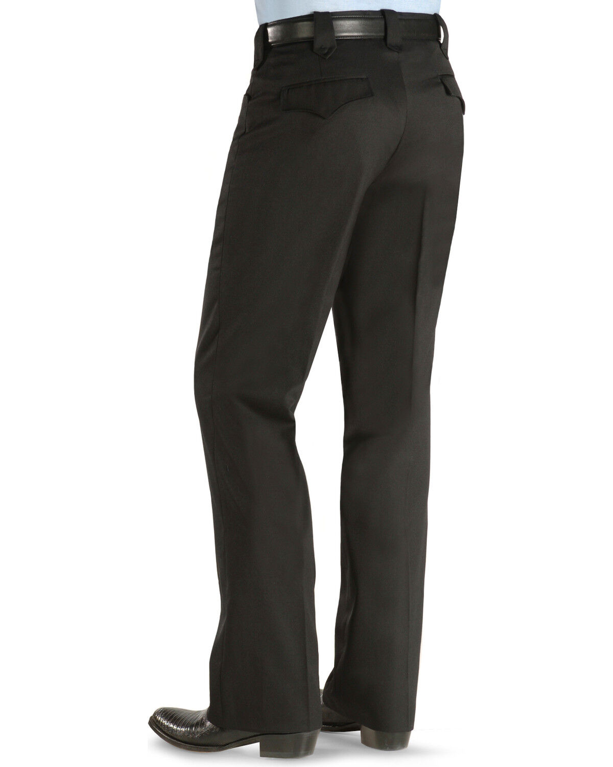 Image #1 - Circle S Men's Tuxedo Slacks - Big, Black, hi-res