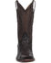 Image #3 - Corral Men's Handwoven Exotic Full-Quill Ostrich Western Boots - Square Toe, Brown, hi-res