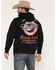 Image #4 - Miller Men's Boot Barn Exclusive High Life Draught Graphic Hooded Sweatshirt, Black, hi-res
