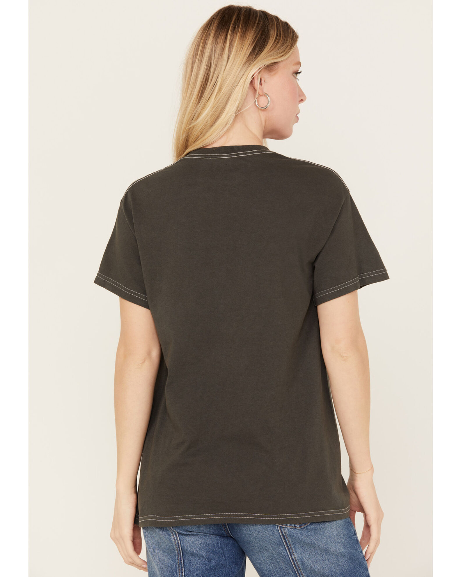 Merch Traffic Women s Johnny Cash Rose Short Sleeve Graphic Tee Country Outfitter