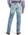 Image #2 - Ariat Men's M2 Stirling Relaxed Fit Stretch Bootcut Jeans, Blue, hi-res