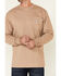 Image #3 - Carhartt Men's Flame Resistant Force Long Sleeve Work T-Shirt , Beige/khaki, hi-res