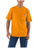 Image #1 - Carhartt Men's Solid Loose Fit Heavyweight Short Sleeve Pocket T-Shirt, Rust, hi-res
