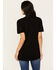 Image #4 - Bohemian Cowgirl Women's Nashville Leopard Guitar Destructed Short Sleeve Graphic Tee, Black, hi-res