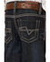 Image #2 - Cody James Little Boys' Night Hawk Medium Wash Mid Rise Stretch Relaxed Bootcut Jeans, Blue, hi-res