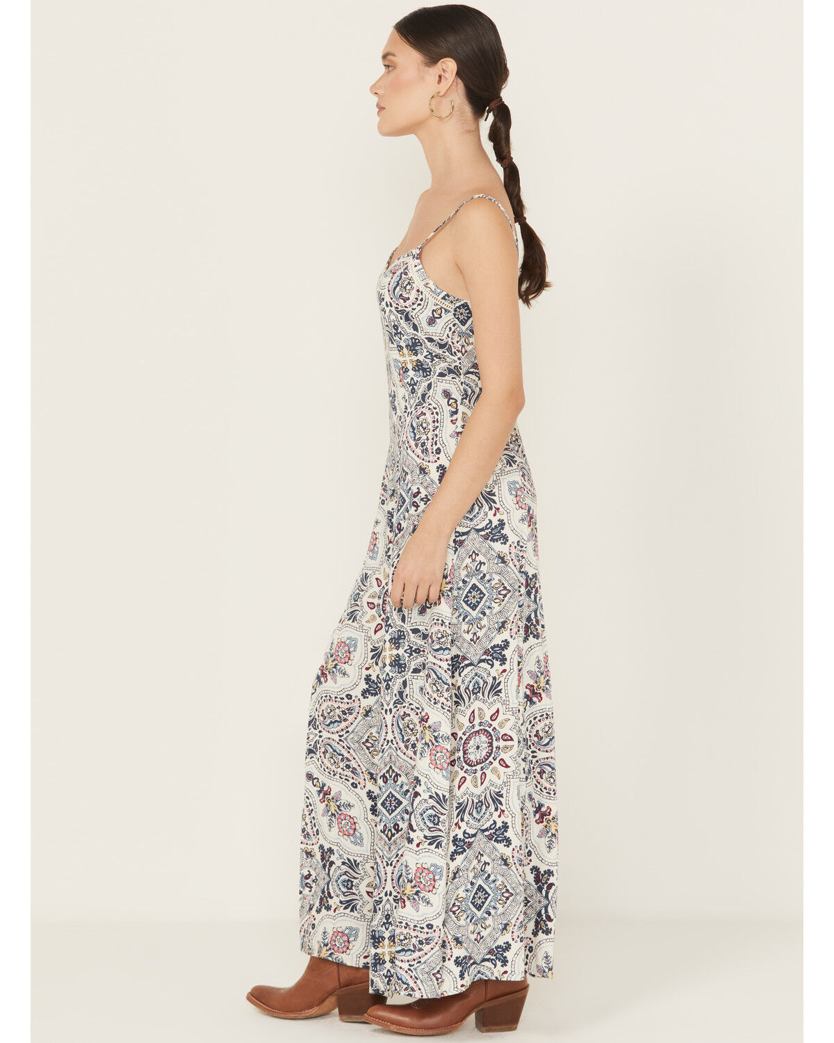 Image #3 - Idyllwind Women's Carver Printed Maxi Dress, Ivory, hi-res