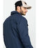Image #5 - Wrangler Men's Ripstop Quilted Barn Coat, Navy, hi-res