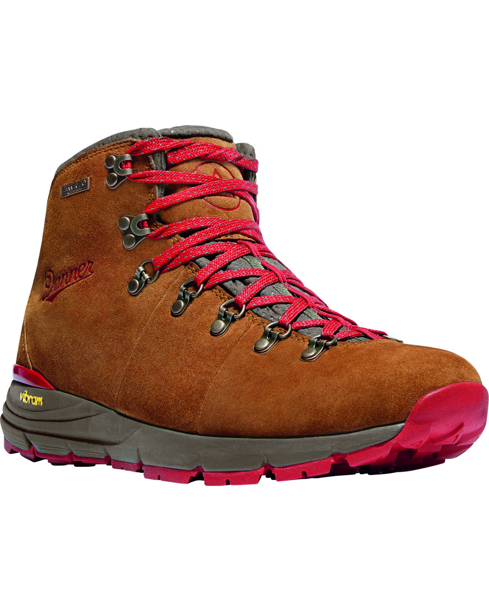 Mens red hiking best sale boots