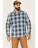 Image #1 - Flag & Anthem Men's Vail Vintage Large Plaid Print Long Sleeve Button Down Western Shirt, Navy, hi-res
