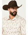 Image #2 - Rock & Roll Denim Men's Paisley Striped Print Long Sleeve Pearl Snap Stretch Western Shirt, Natural, hi-res