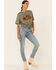 American Highway Women's Built To Last Graphic Short Sleeve Tee , Olive, hi-res
