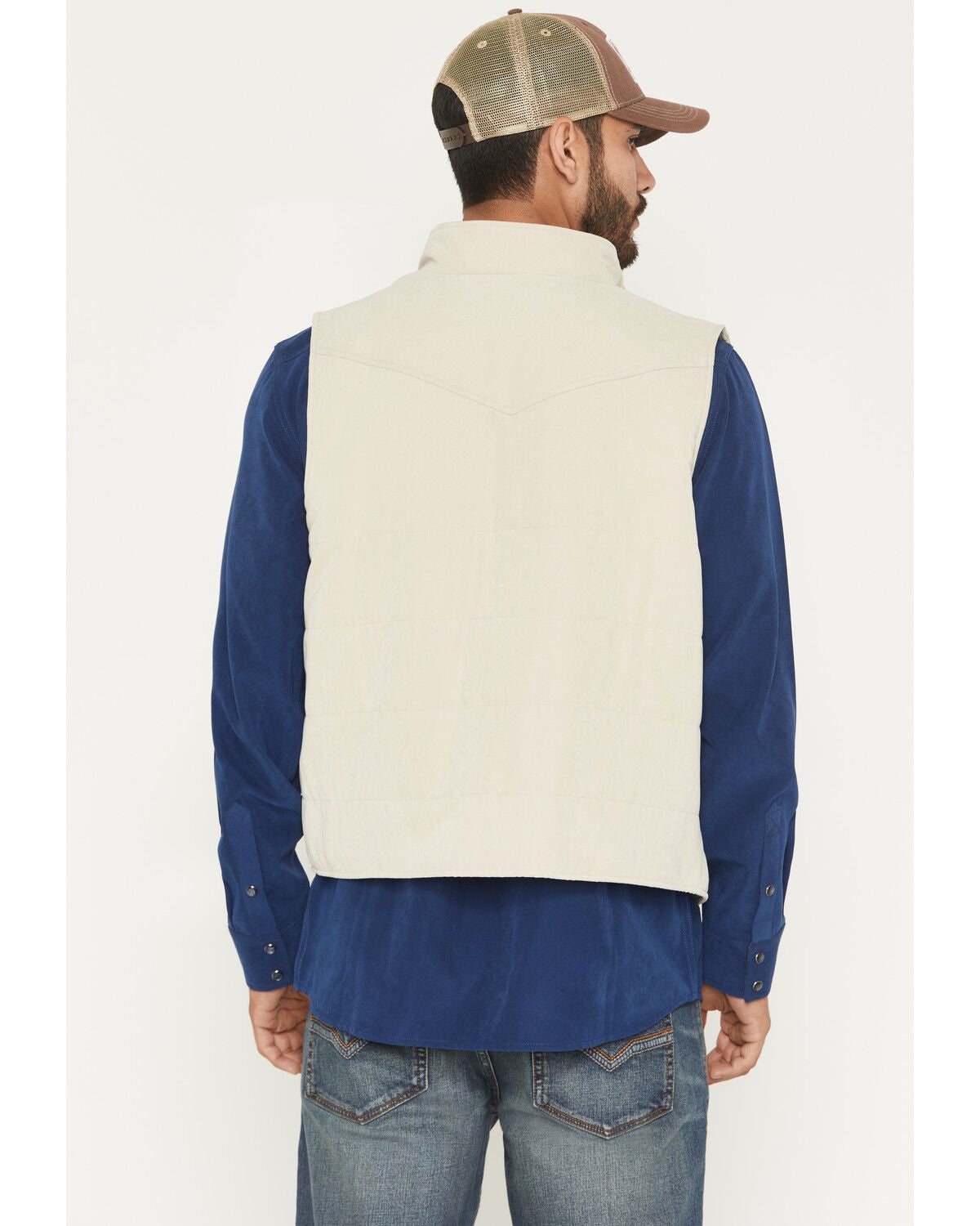 Image #4 - Moonshine Spirit&reg; Men's Jefferson Lightweight Moleskin Puffer Vest, Tan, hi-res