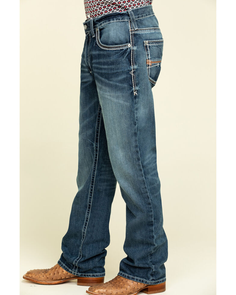 Ariat Men's M4 Coltrane Durango Bootcut Jeans - Big, Indigo, hi-res