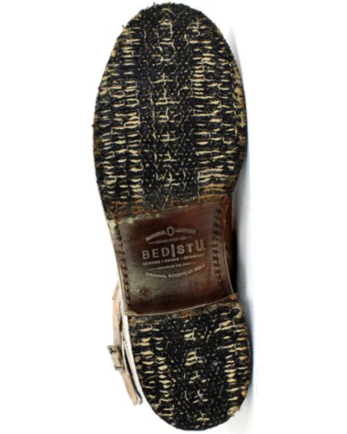 Image #4 - Bed Stu Men's Fellow Double Buckle Boot - Round Toe, Tan, hi-res