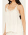 Image #3 - Shyanne Women's Lace Trim Cami, Cream, hi-res