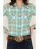 Image #3 - Ariat Women's Plaid Print Long Sleeve Snap Western Shirt, Tan, hi-res