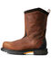 Ariat Men's Waterproof Workhog Western Work Boots - Carbon Safety Toe, Brown, hi-res