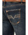 Image #4 - Rock & Roll Denim Men's Pistol Dark Wash Straight Reflex Stretch Denim Jeans, Dark Wash, hi-res