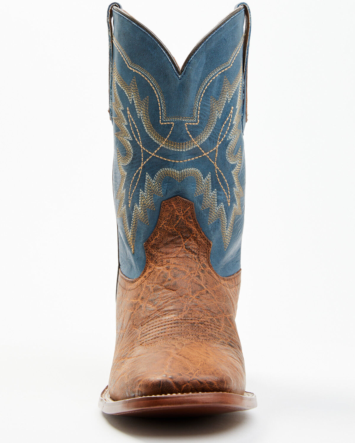 Image #4 - Cody James Men's Elephant Print Western Boots - Broad Square Toe, Brown, hi-res