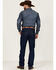 Image #3 - Blue Ranchwear Men's Bucking Horse Dark Wash Rigid Slim Straight Jeans, Dark Wash, hi-res