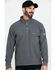 Image #3 - Ariat Men's FR Rev 1/4 Zip Work Pullover - Big , Charcoal, hi-res