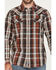 Image #3 - Moonshine Spirit&reg; Men's The Riff Crackle Plaid Print Long Sleeve Snap Western Shirt, Black, hi-res