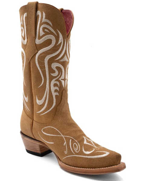 Ferrini Women's Belle Western Boots - Snip Toe , Sand, hi-res